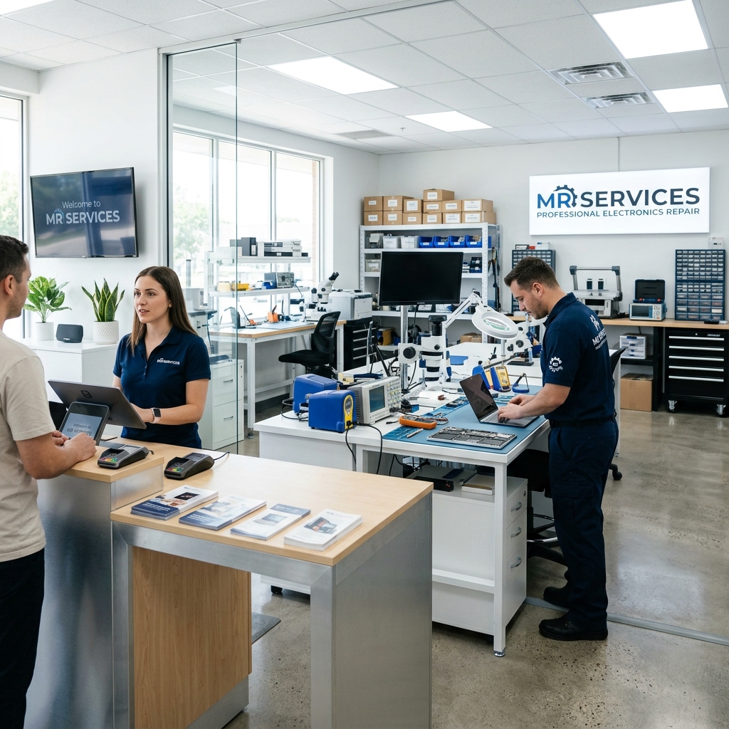 Professional Electronics Repair Workshop